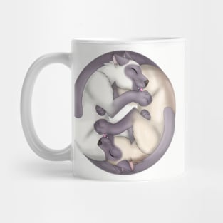 Yin-Yang Cats: Lilac Point Mug